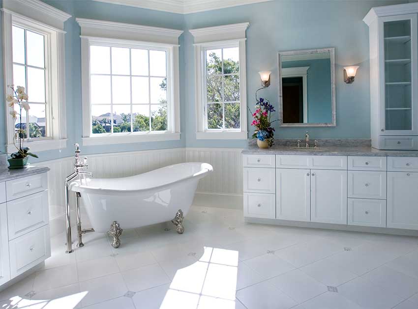 white-bathroom-with-blue-walls
